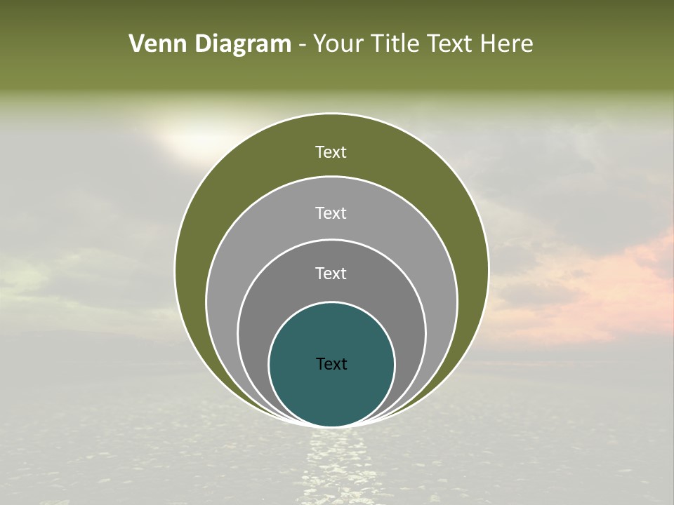 Cloudscape Dramatic Forest PowerPoint Template