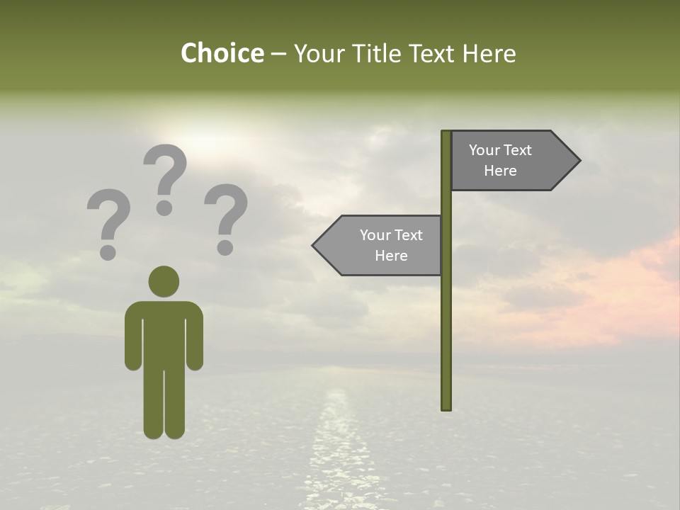 Cloudscape Dramatic Forest PowerPoint Template