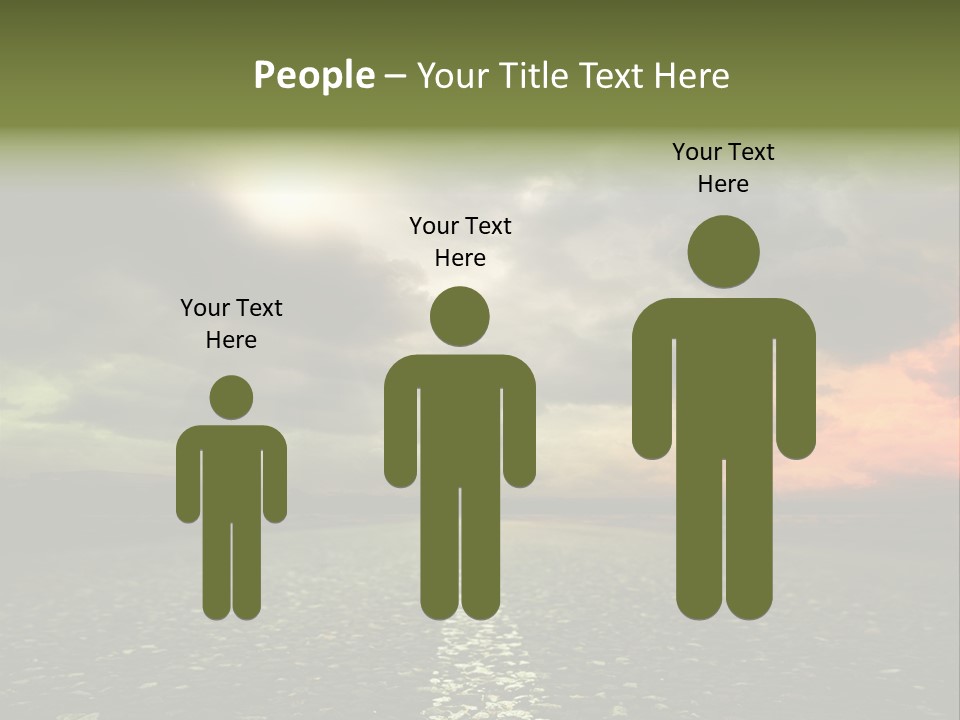 Cloudscape Dramatic Forest PowerPoint Template