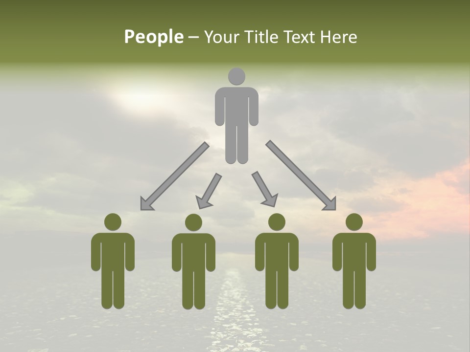 Cloudscape Dramatic Forest PowerPoint Template