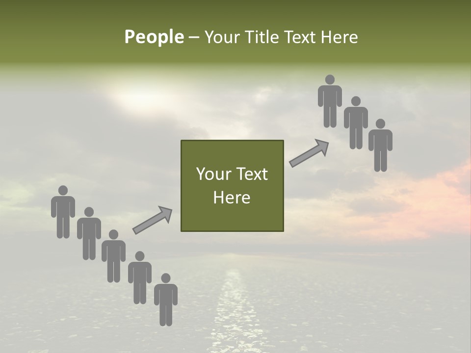 Cloudscape Dramatic Forest PowerPoint Template