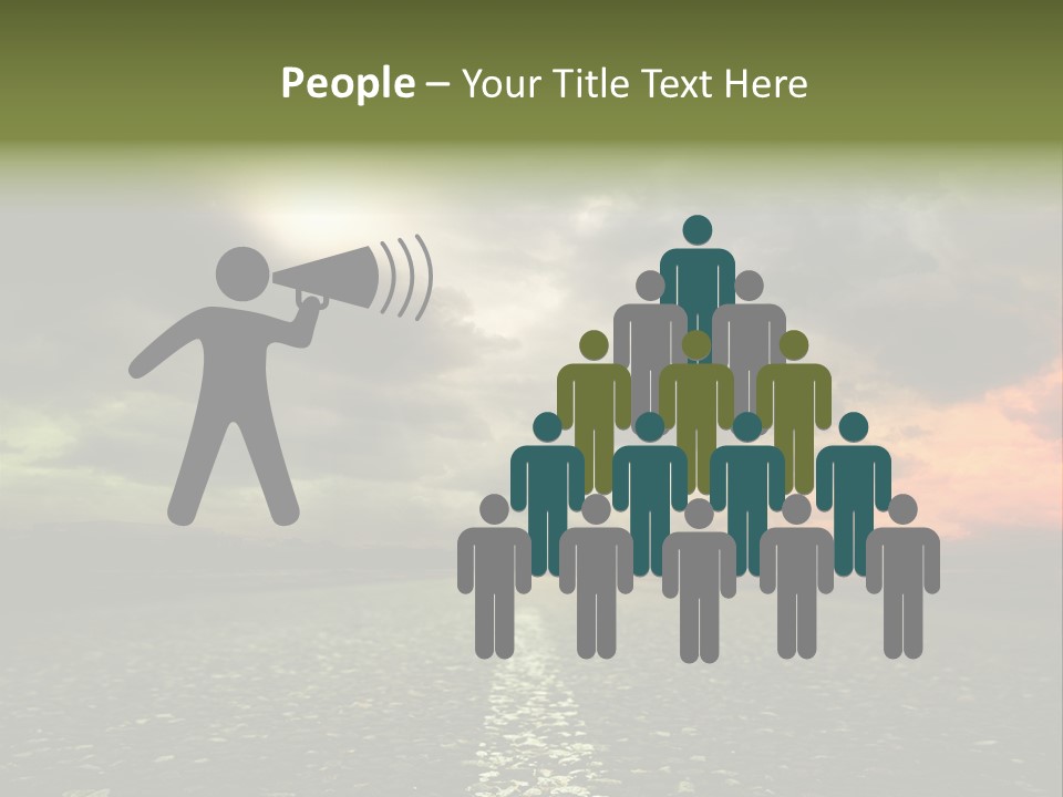 Cloudscape Dramatic Forest PowerPoint Template