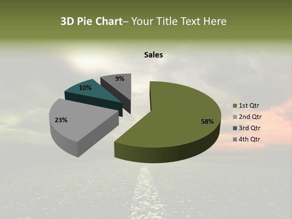 Cloudscape Dramatic Forest PowerPoint Template