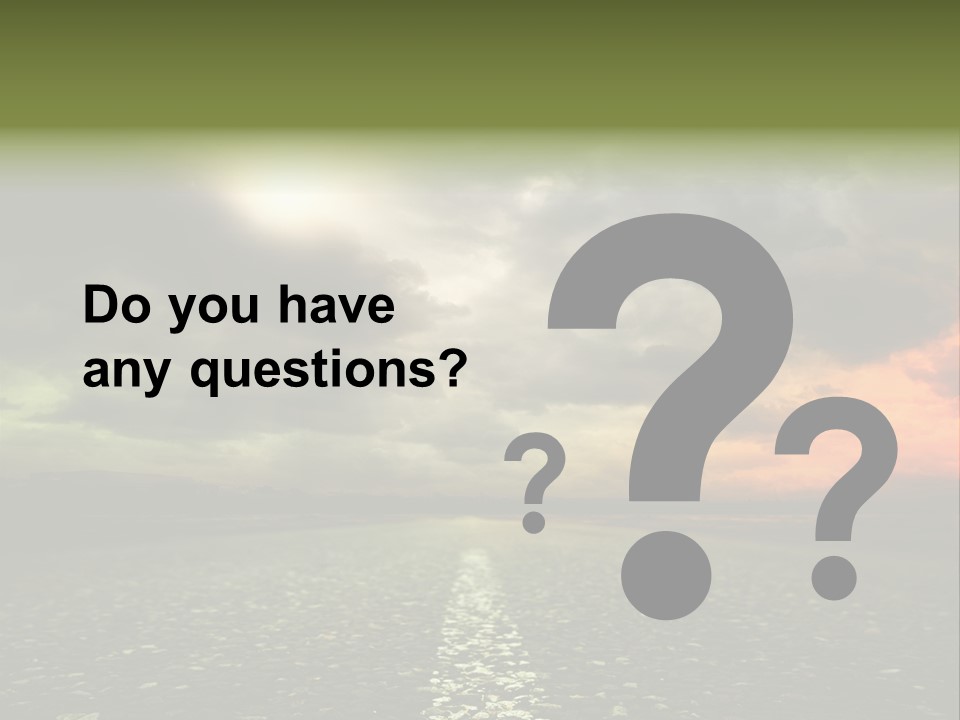 Cloudscape Dramatic Forest PowerPoint Template