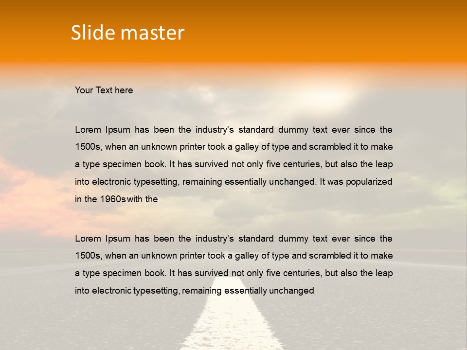 Color Gra Line PowerPoint Template