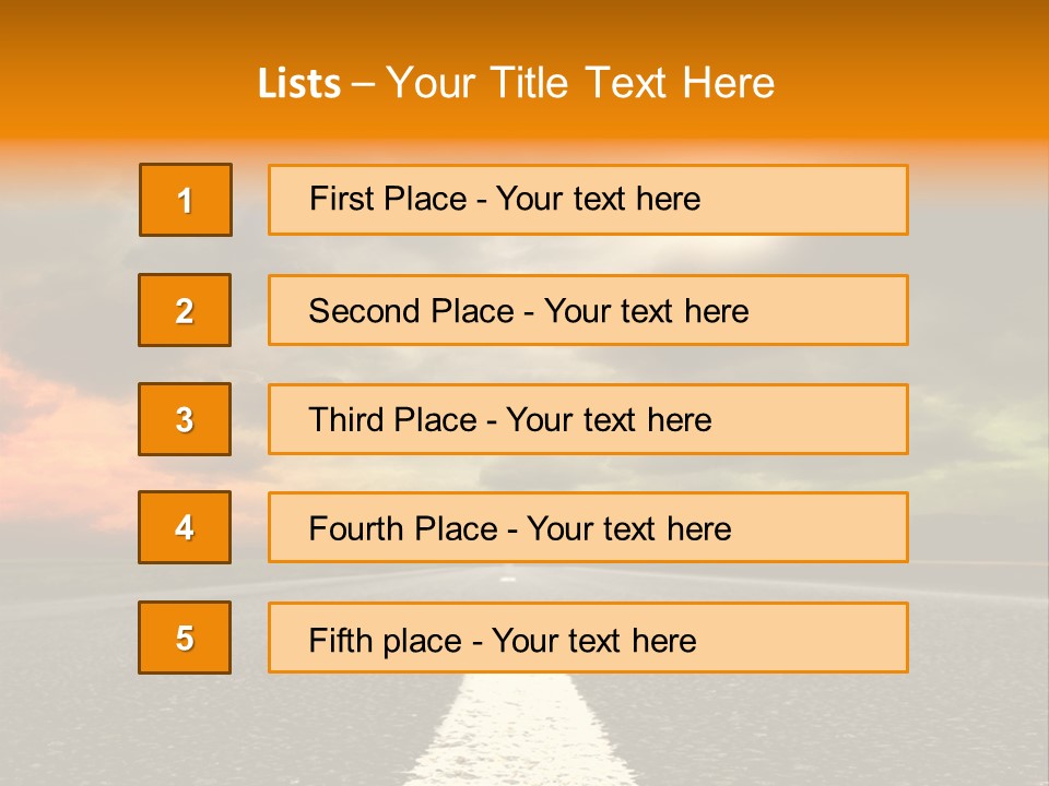 Color Gra Line PowerPoint Template