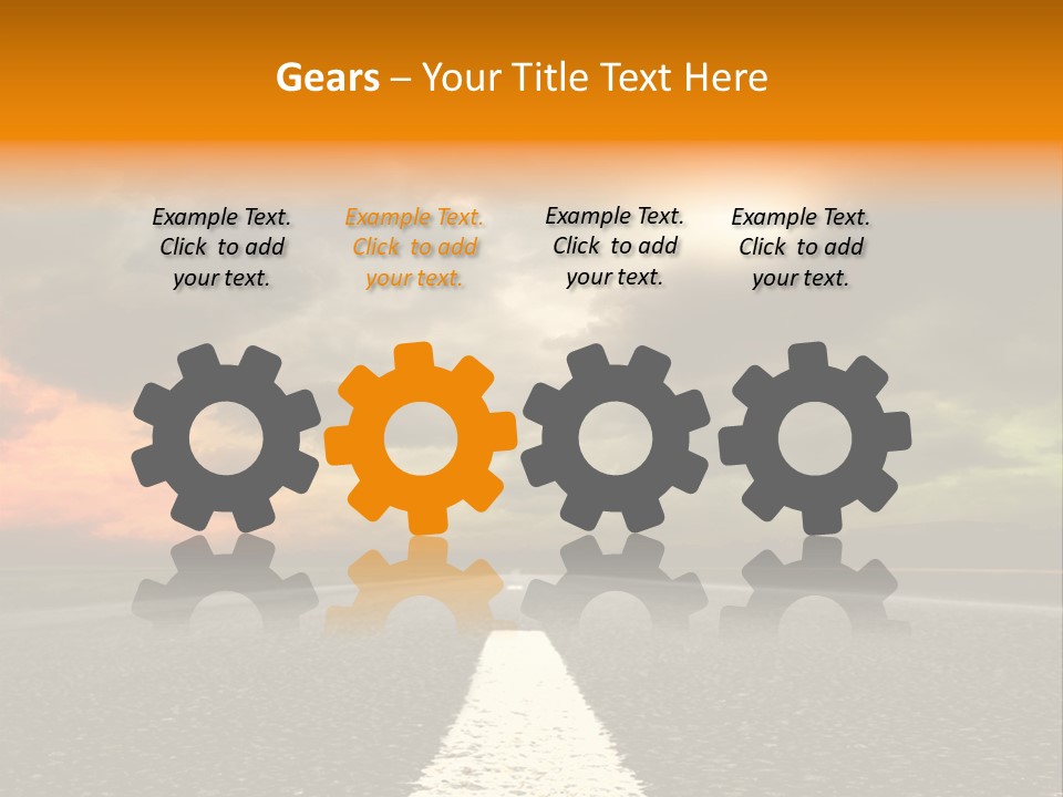 Color Gra Line PowerPoint Template