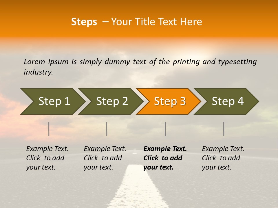 Color Gra Line PowerPoint Template