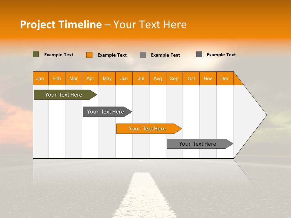 Color Gra Line PowerPoint Template