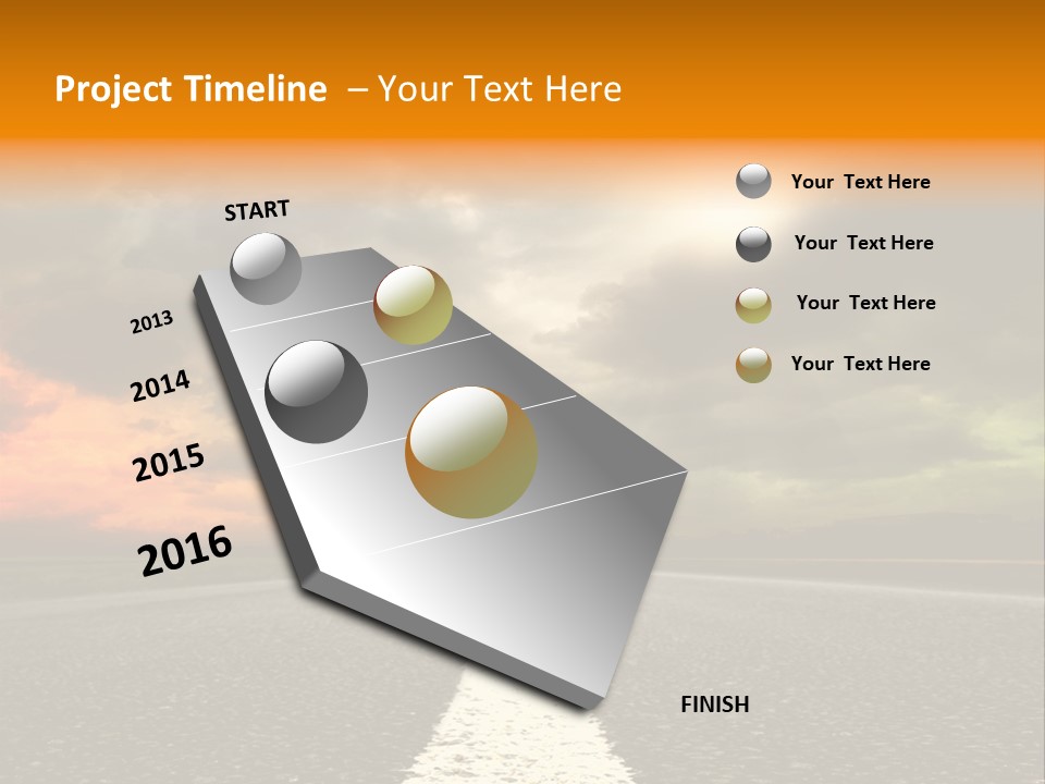 Color Gra Line PowerPoint Template