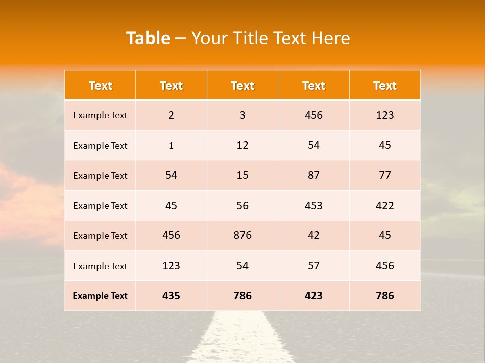 Color Gra Line PowerPoint Template