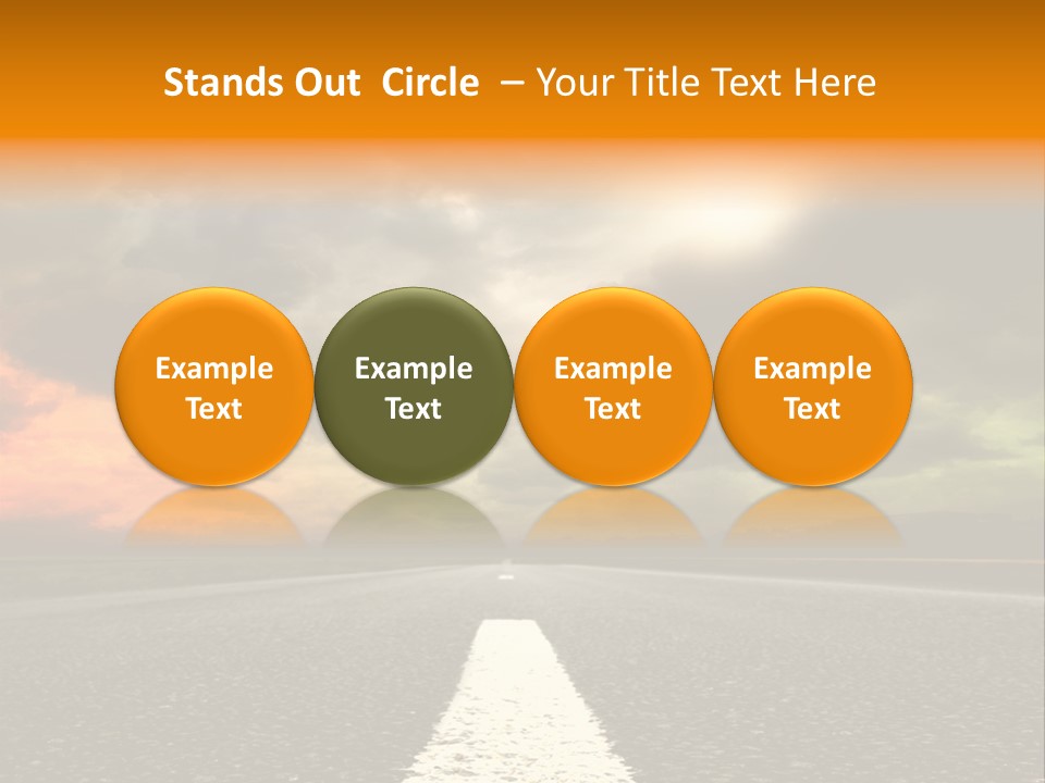 Color Gra Line PowerPoint Template