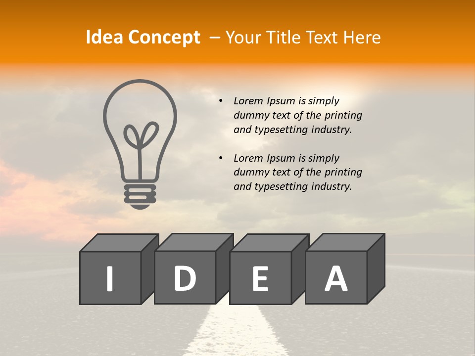 Color Gra Line PowerPoint Template