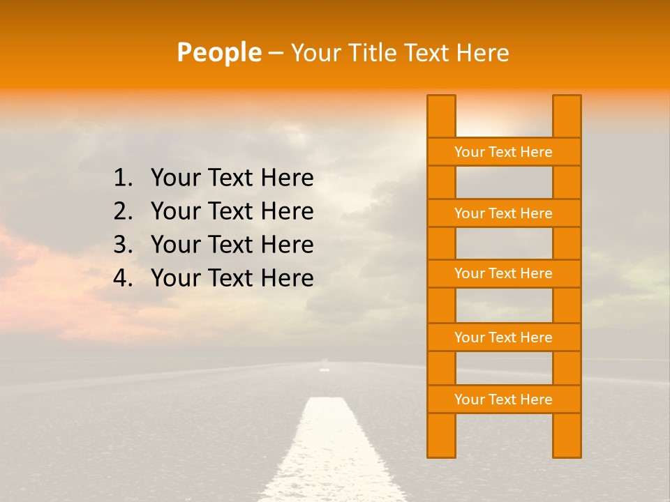 Color Gra Line PowerPoint Template