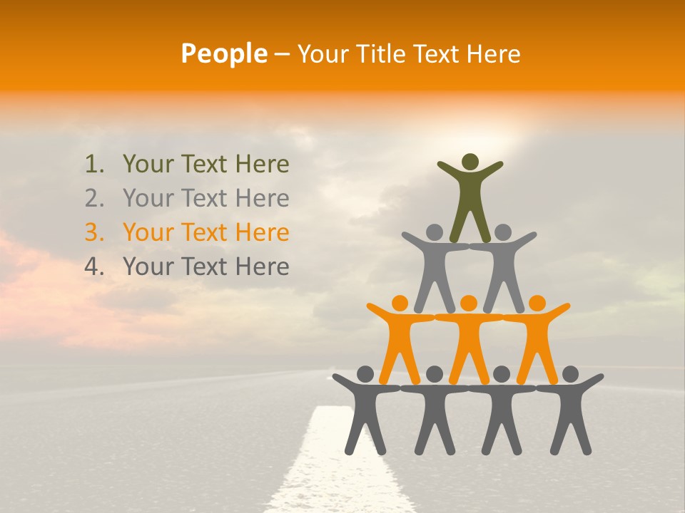 Color Gra Line PowerPoint Template