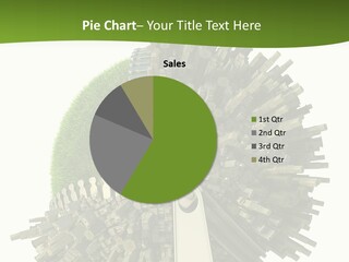 Road Globe Grass PowerPoint Template