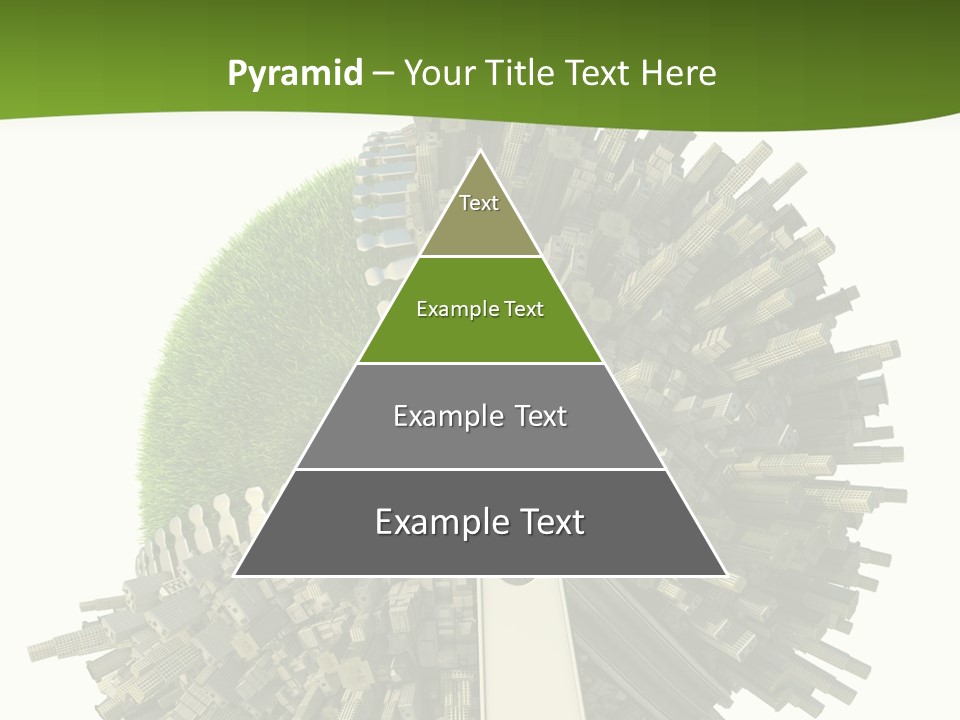 Road Globe Grass PowerPoint Template