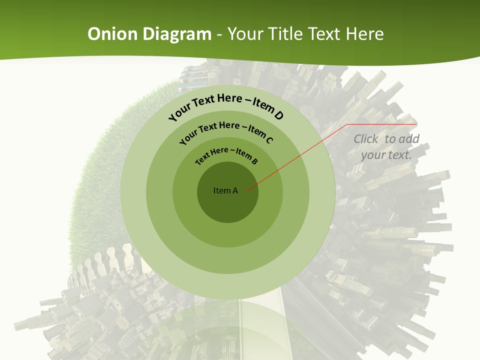 Road Globe Grass PowerPoint Template