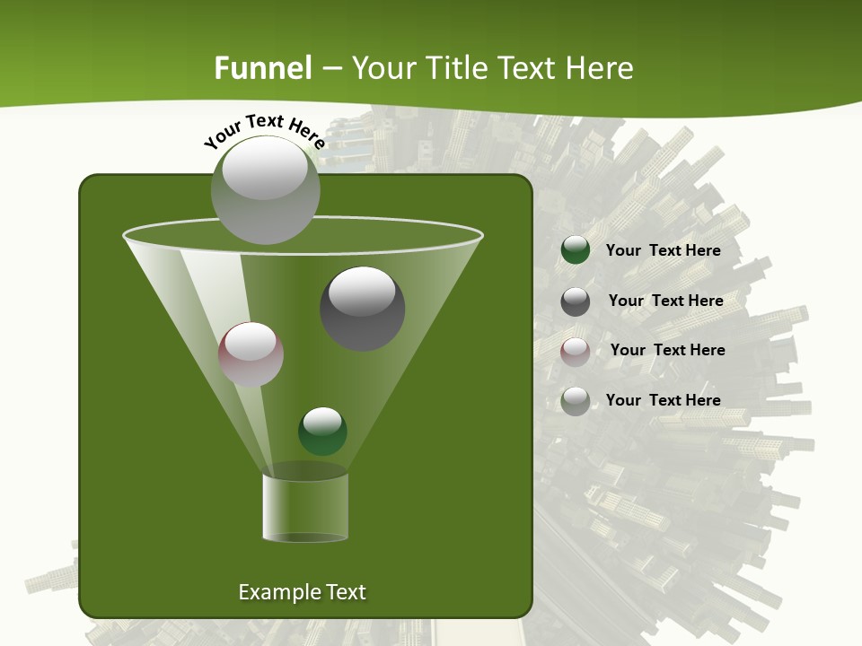 Road Globe Grass PowerPoint Template