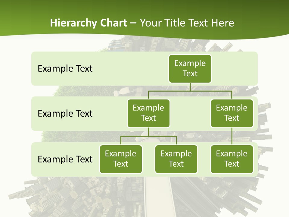 Road Globe Grass PowerPoint Template