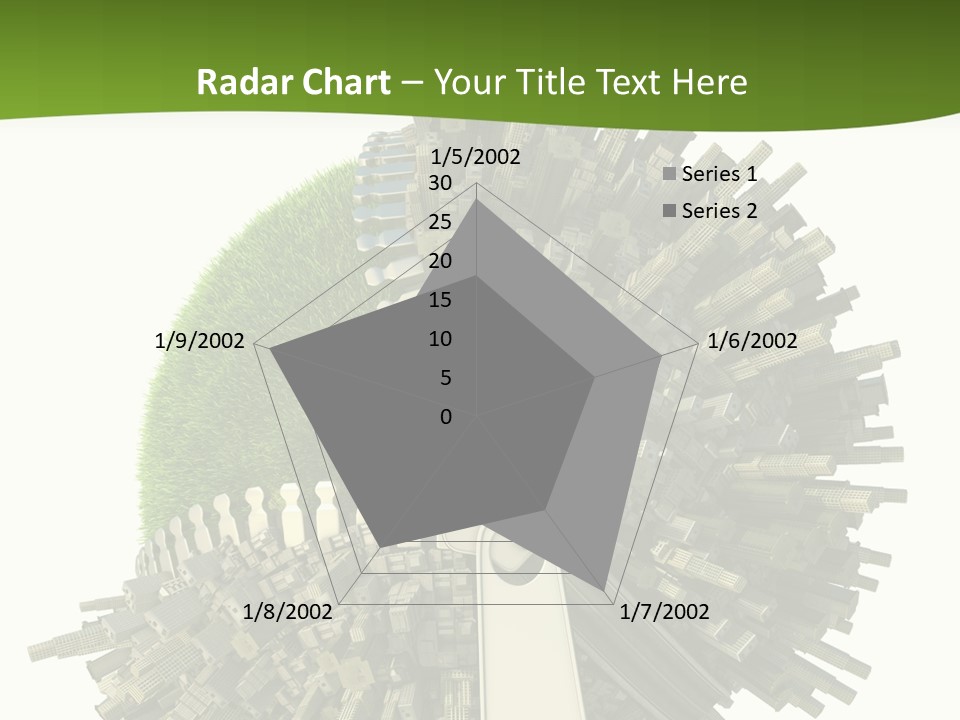Road Globe Grass PowerPoint Template
