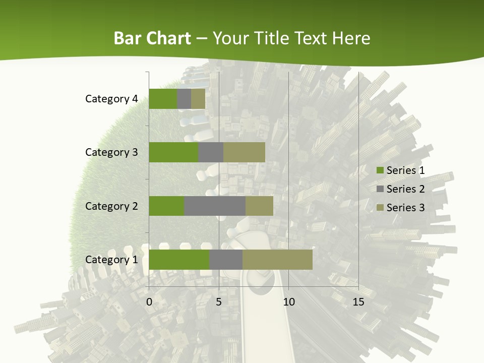 Road Globe Grass PowerPoint Template
