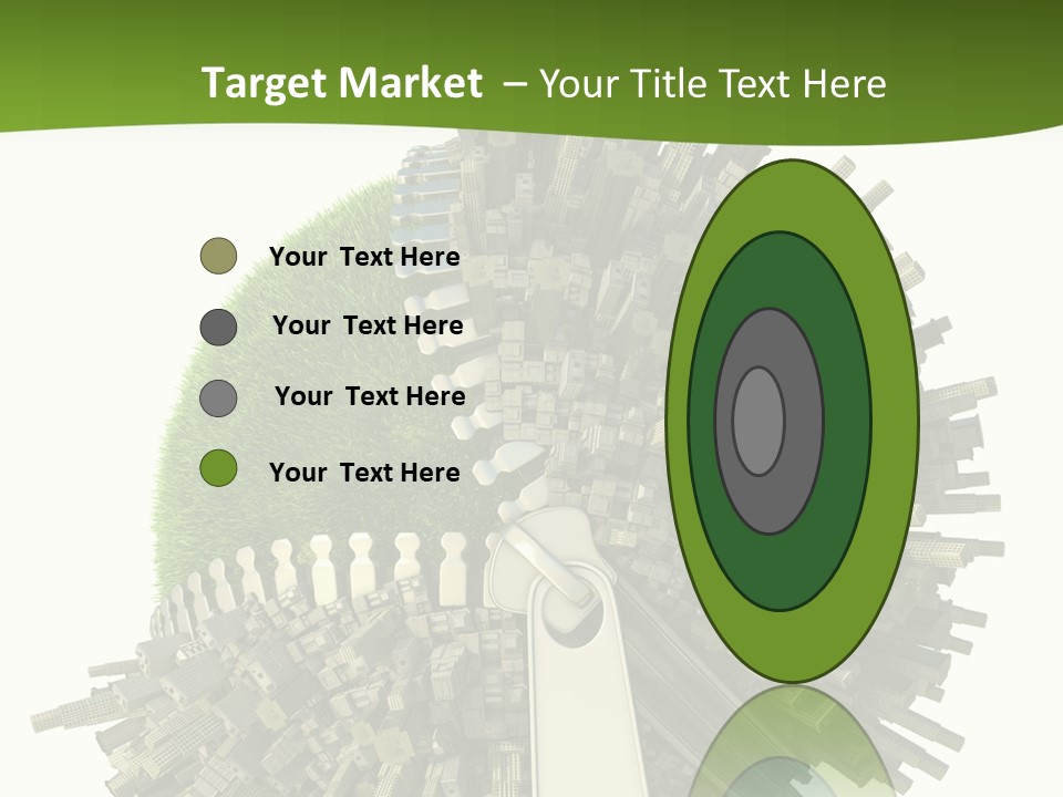 Road Globe Grass PowerPoint Template