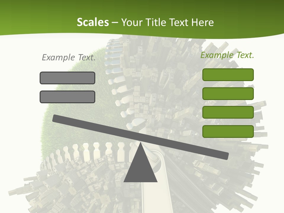 Road Globe Grass PowerPoint Template