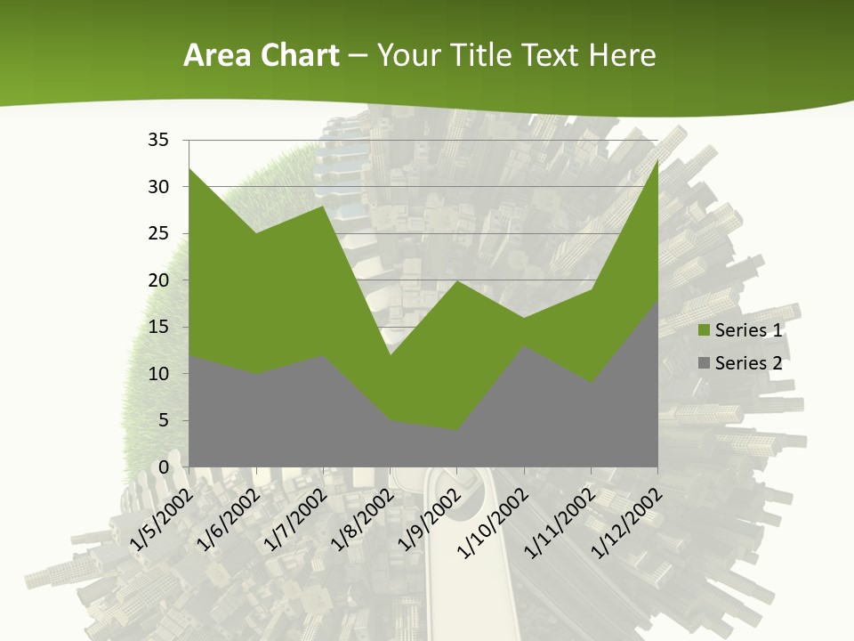 Road Globe Grass PowerPoint Template