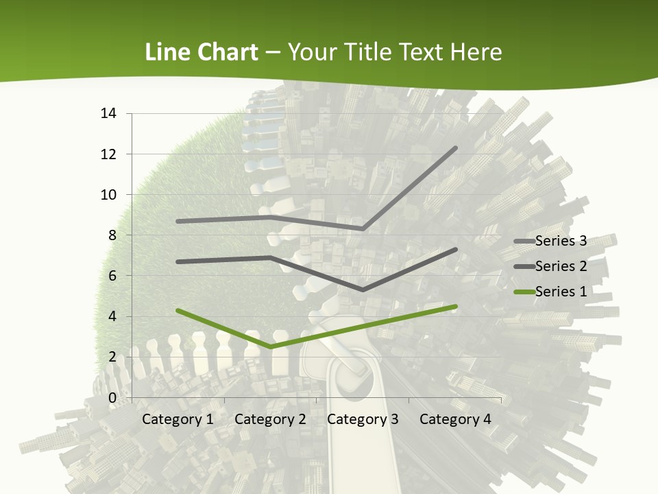 Road Globe Grass PowerPoint Template