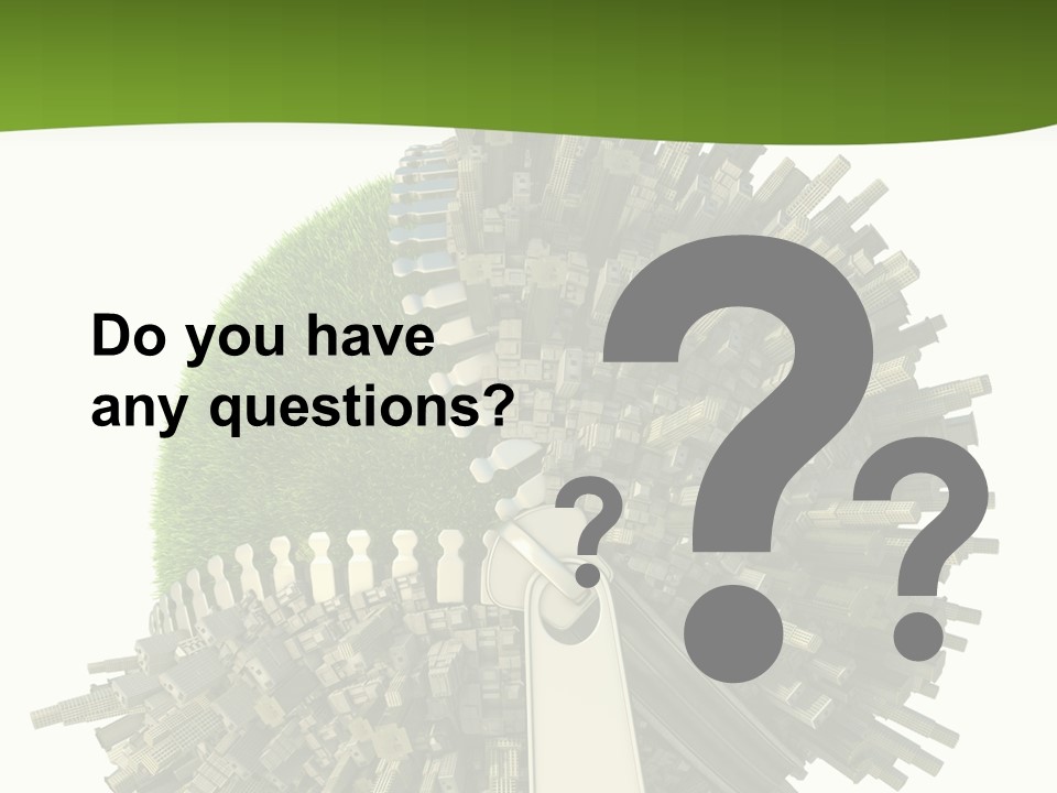 Road Globe Grass PowerPoint Template