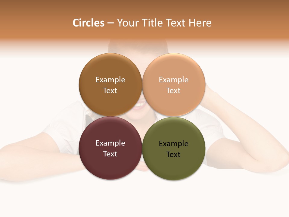 Glasses Businesswoman  PowerPoint Template