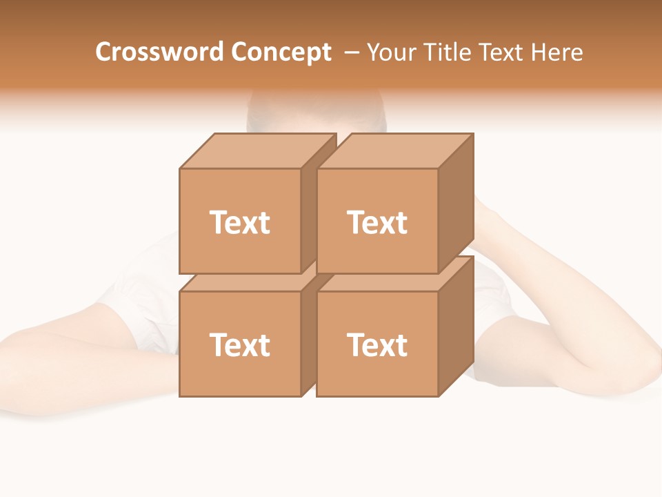 Glasses Businesswoman  PowerPoint Template