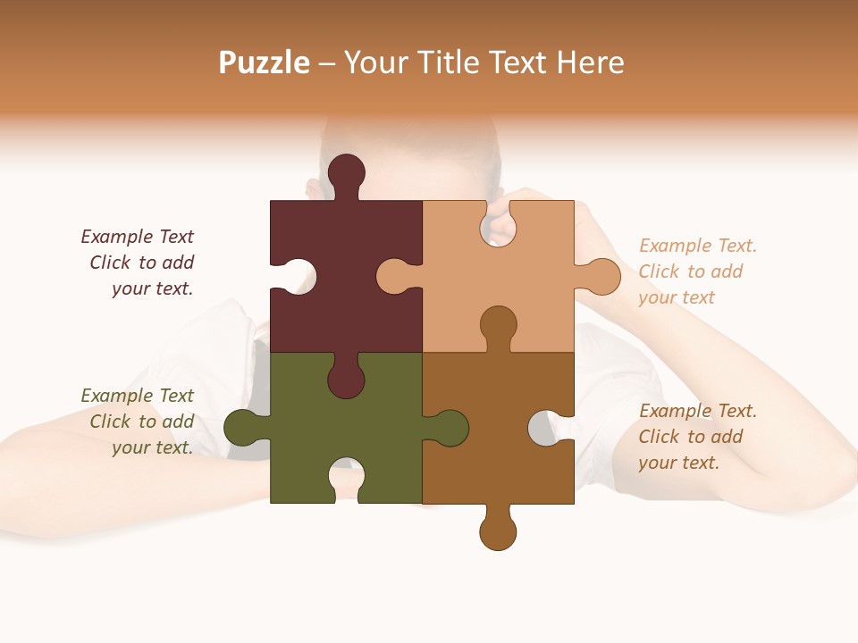 Glasses Businesswoman  PowerPoint Template