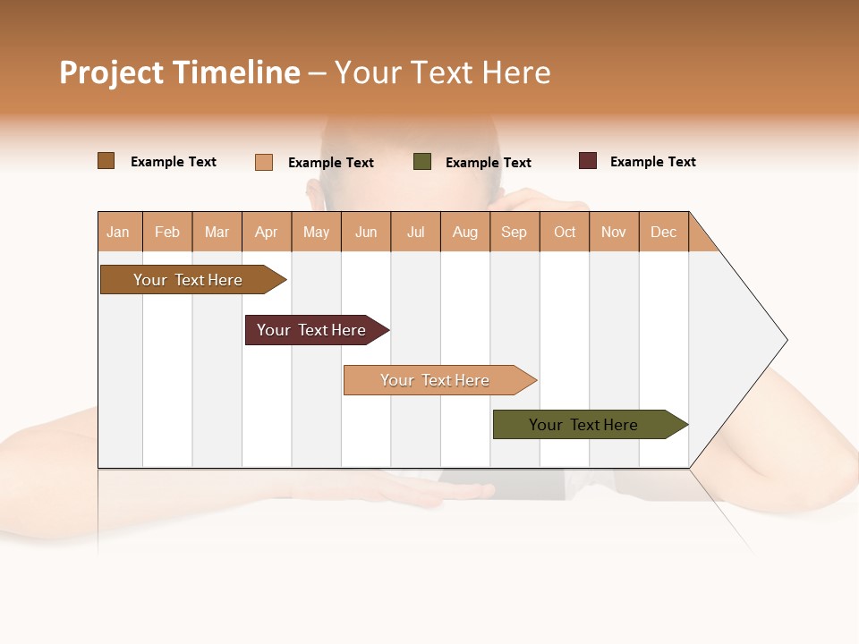 Glasses Businesswoman  PowerPoint Template