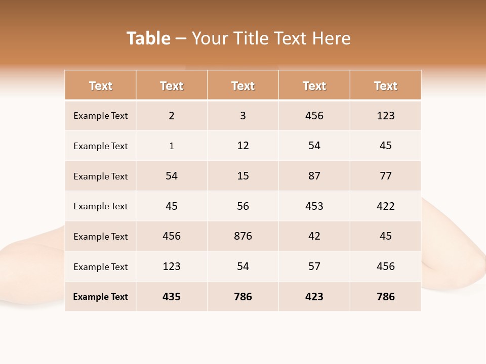 Glasses Businesswoman  PowerPoint Template