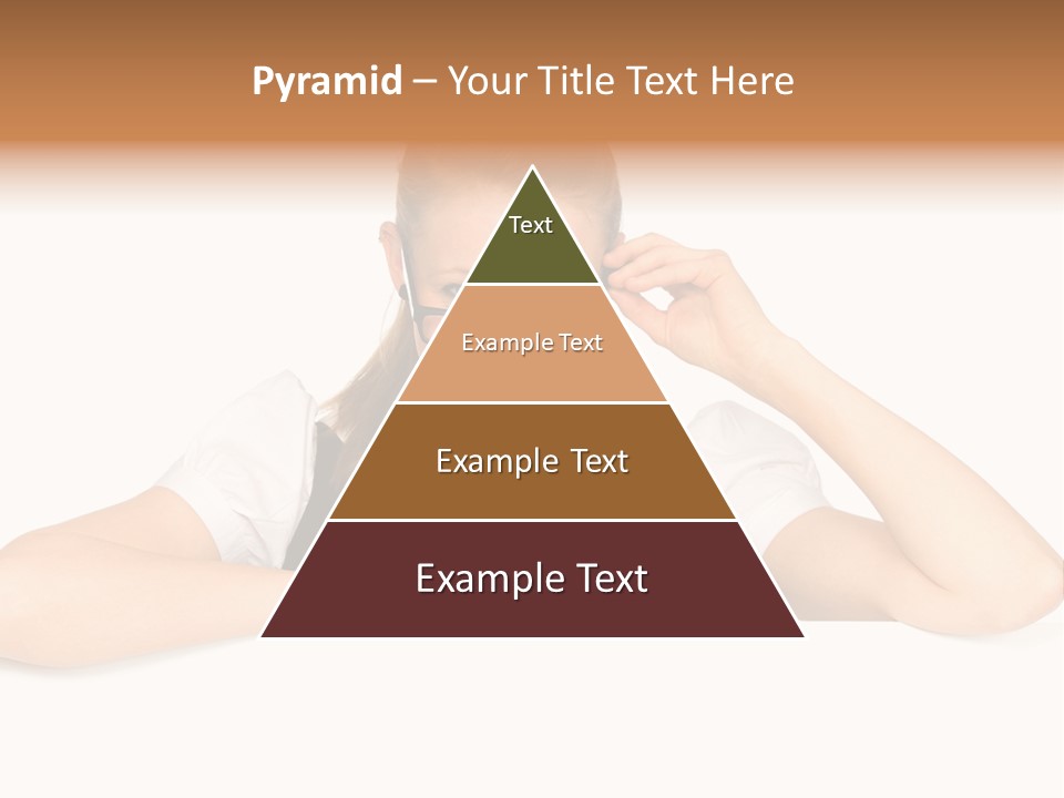 Glasses Businesswoman  PowerPoint Template