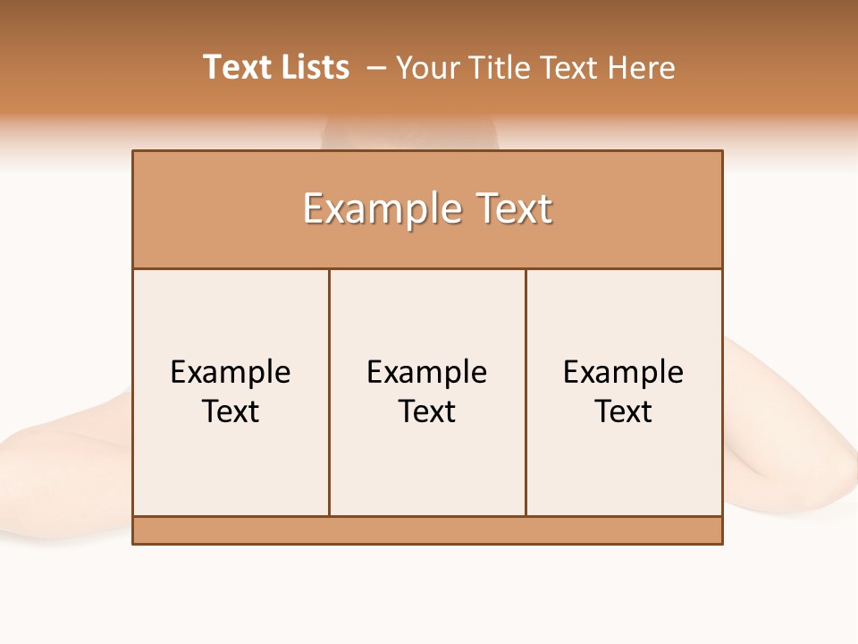 Glasses Businesswoman  PowerPoint Template
