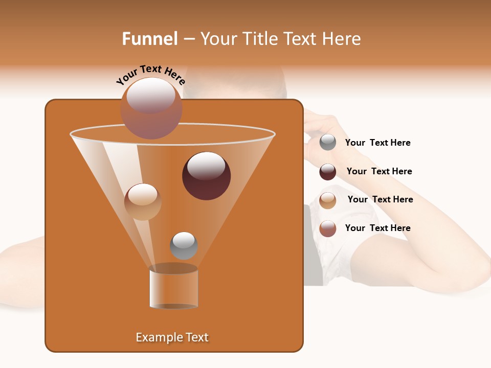 Glasses Businesswoman  PowerPoint Template