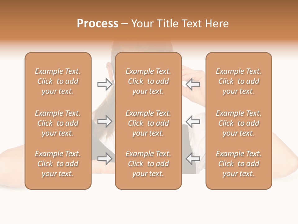 Glasses Businesswoman  PowerPoint Template