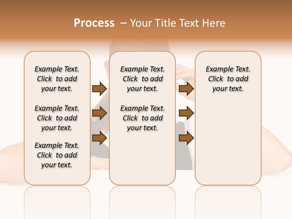 Glasses Businesswoman  PowerPoint Template