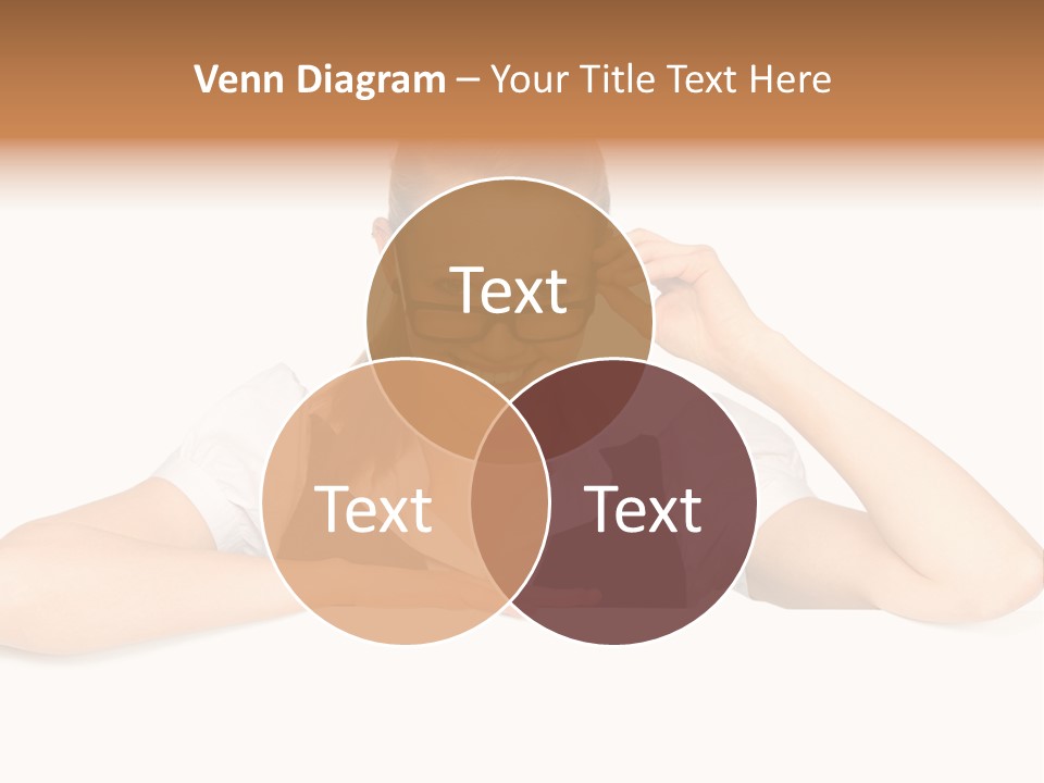 Glasses Businesswoman  PowerPoint Template