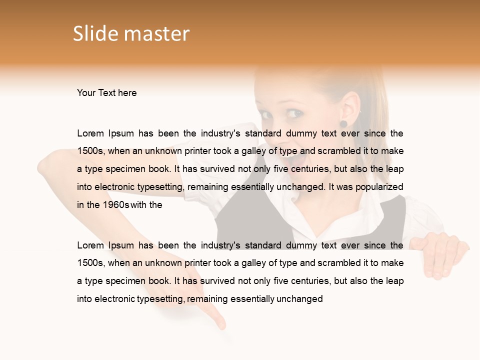 Smile Beautiful Billboard PowerPoint Template