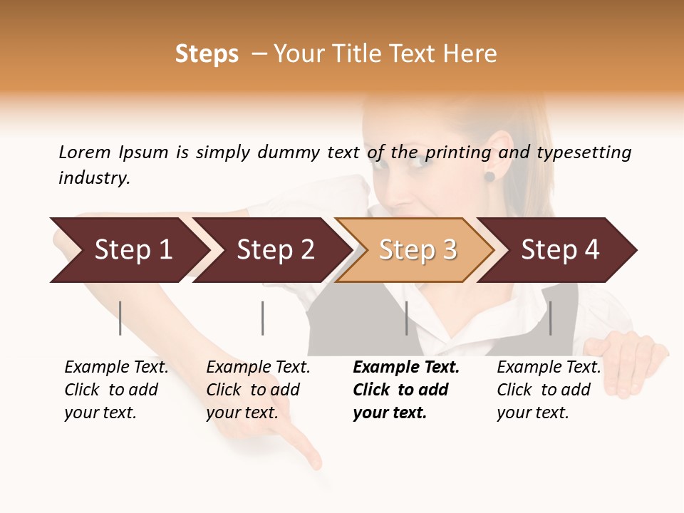 Smile Beautiful Billboard PowerPoint Template
