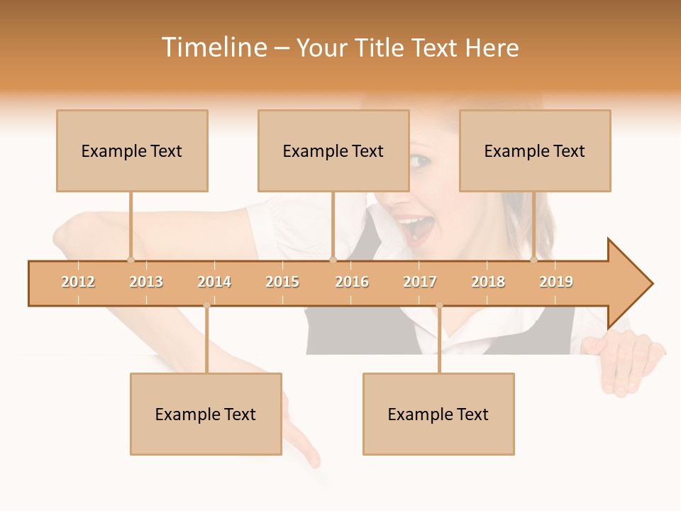 Smile Beautiful Billboard PowerPoint Template