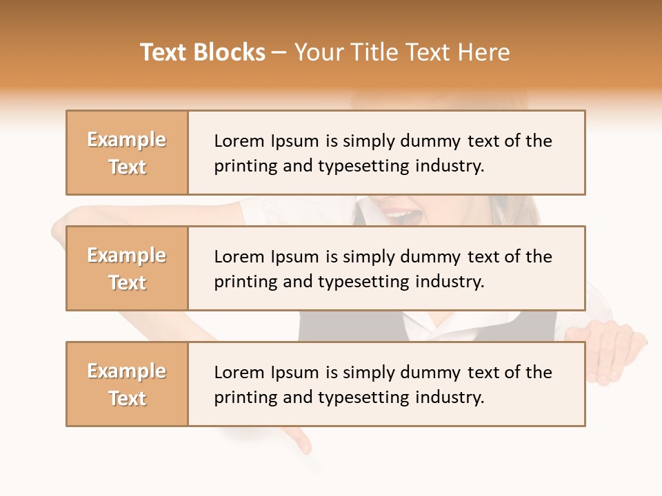 Smile Beautiful Billboard PowerPoint Template