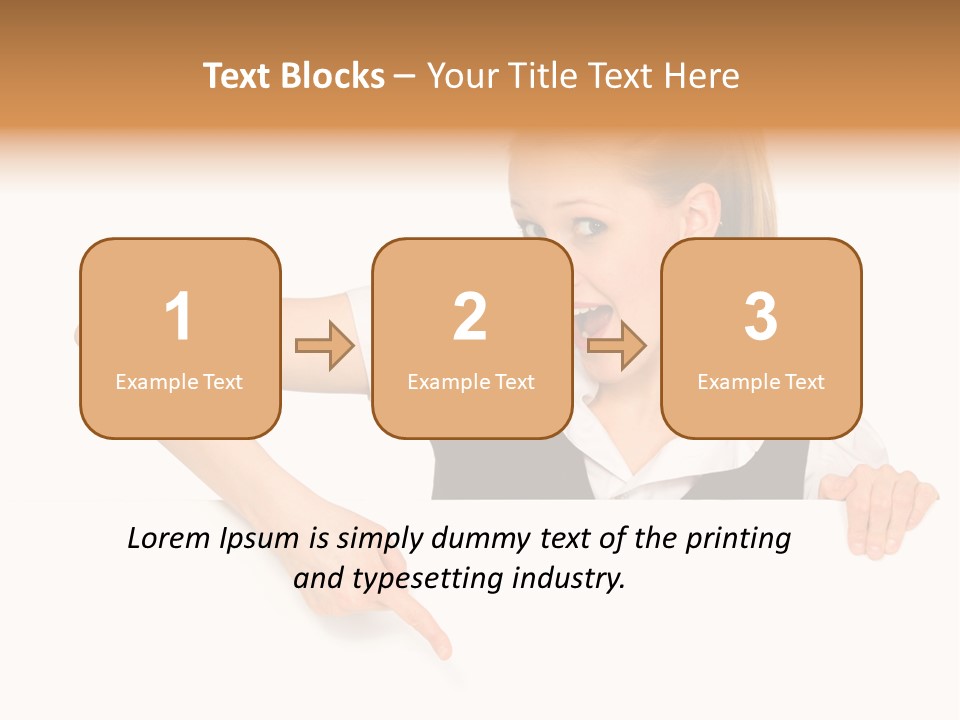 Smile Beautiful Billboard PowerPoint Template