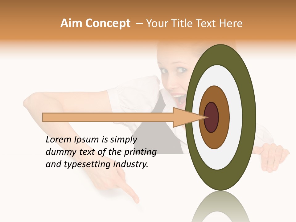 Smile Beautiful Billboard PowerPoint Template