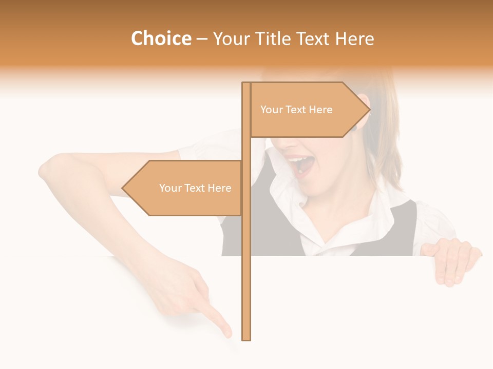 Smile Beautiful Billboard PowerPoint Template