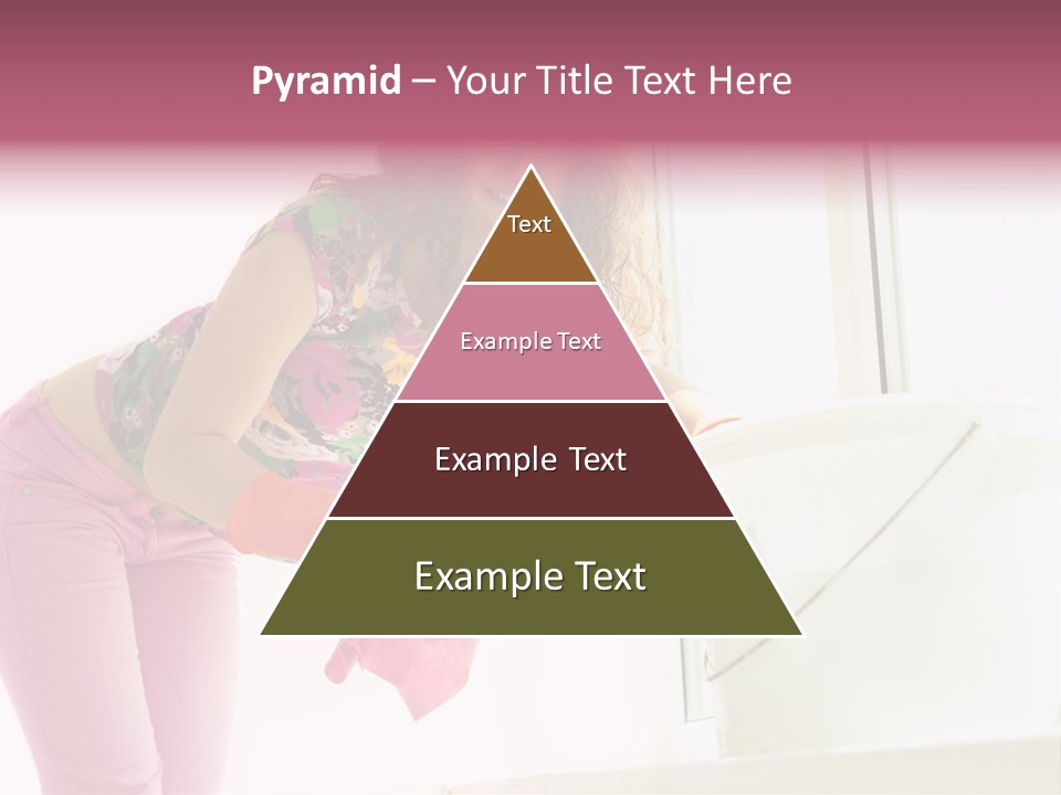 Smiling Woman Lady PowerPoint Template